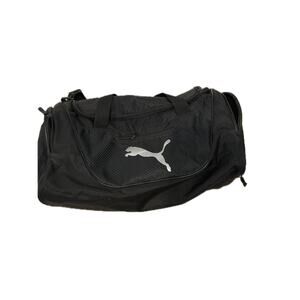 Puma Training Black White Duffel Bag 20"x10"x10"